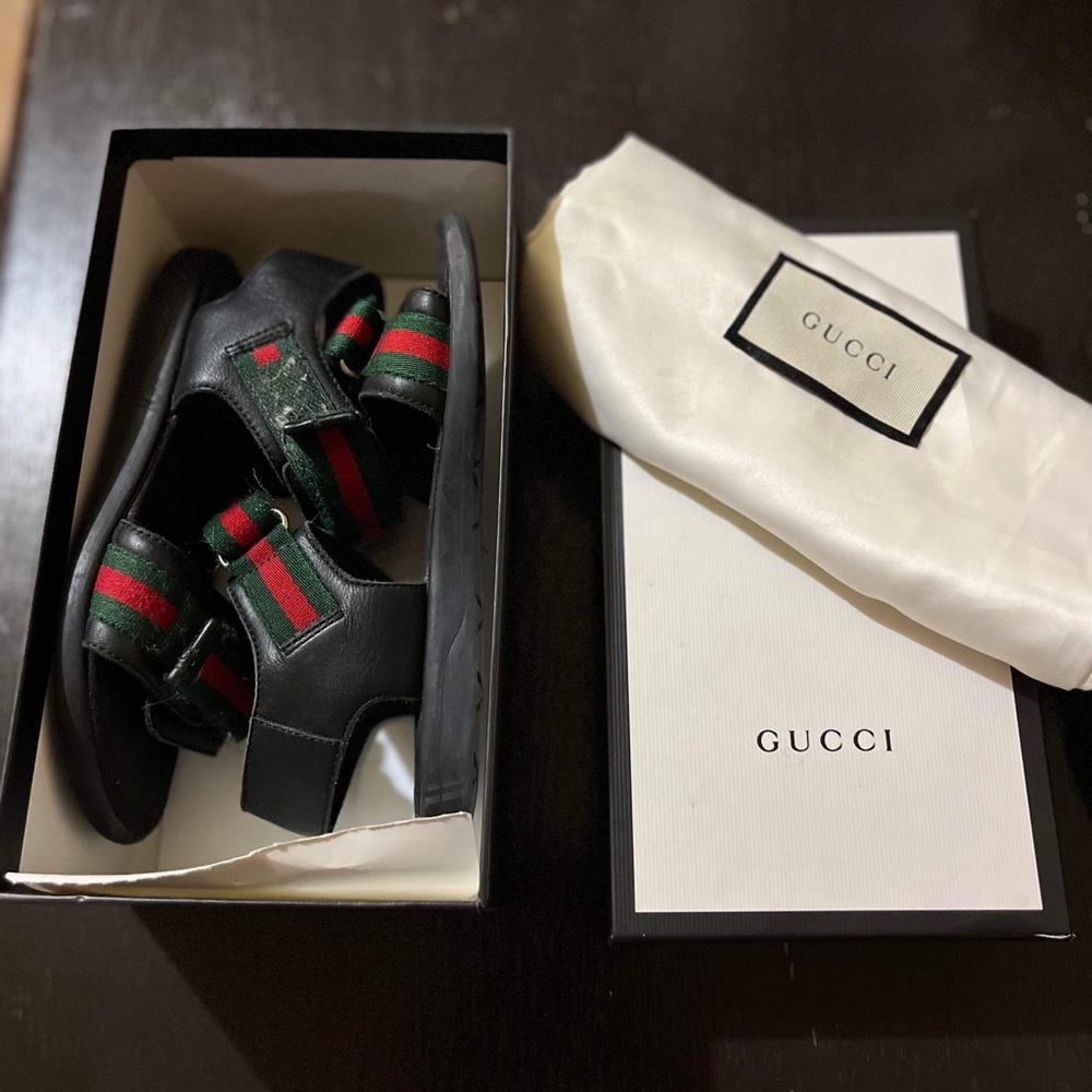 Gucci Web Kids Sandals